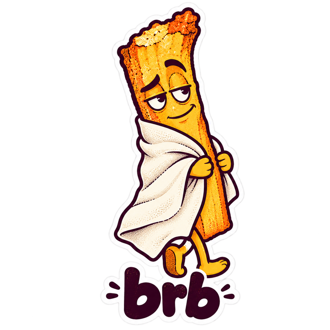 FRYBERT sticker: brb